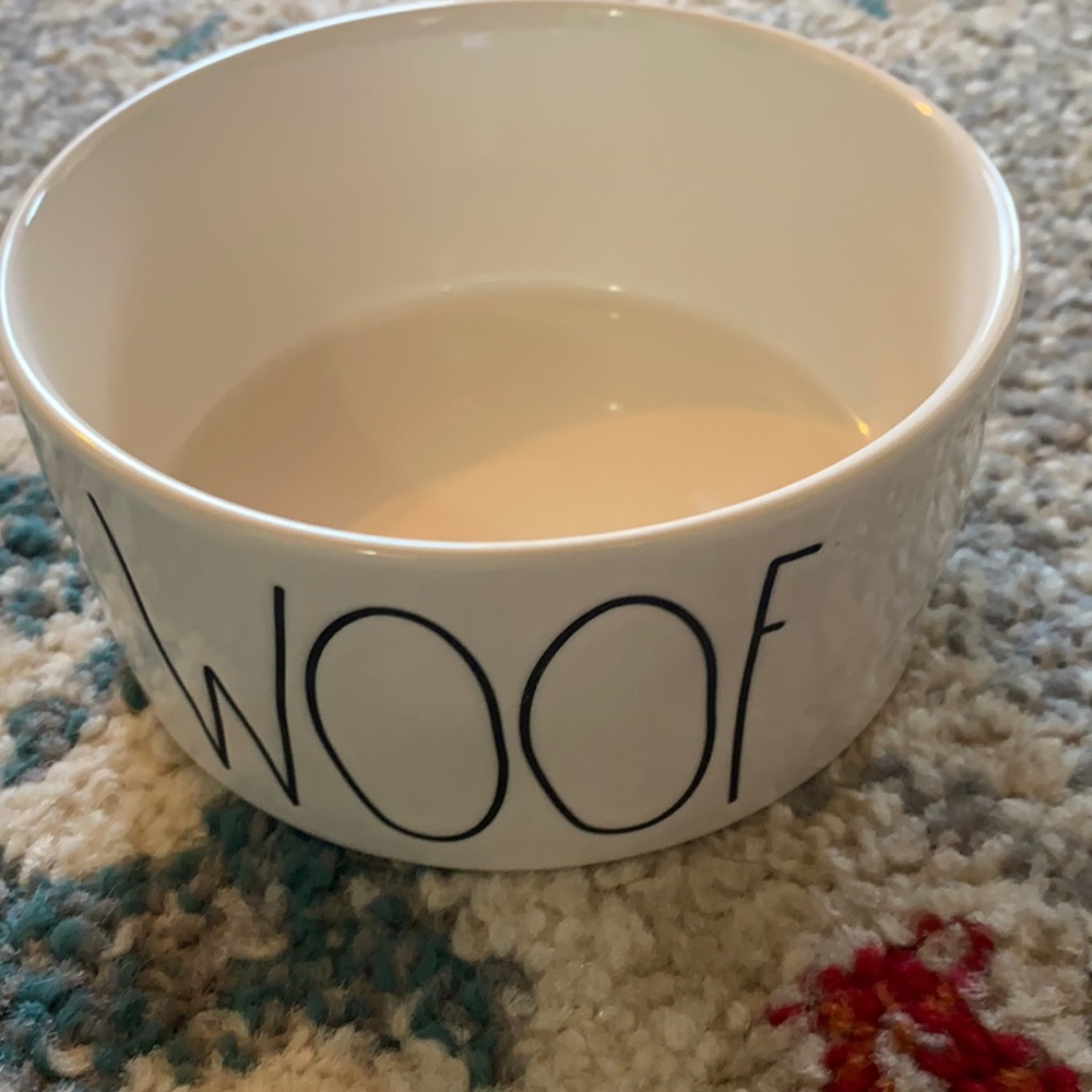 Rae Dunn - NWOT - Woof dog dish